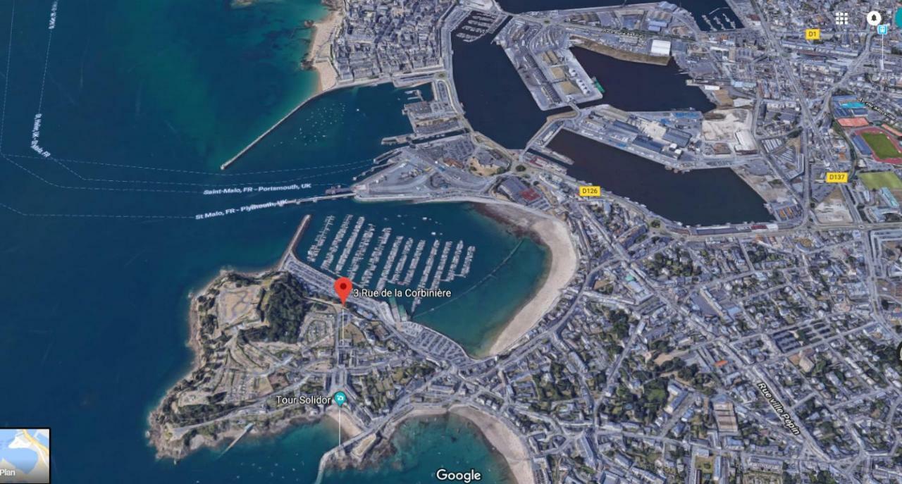 Cosy Solidor Beach View Apartment Saint-Malo Exterior photo
